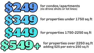 $249 for condos and apartments. Basic price list