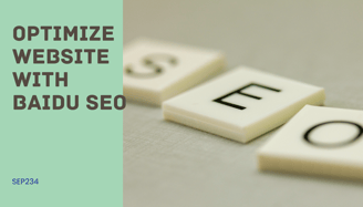 How to optimize your website for Baidu SEO