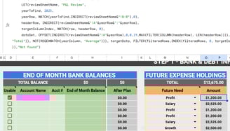 advanced spreadsheet