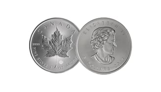 canadian silver maple leaf coin