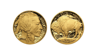 gold american buffalo coins
