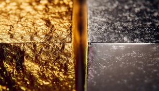 gold and silver side by side for which to invest in