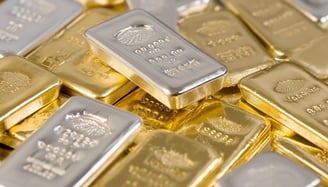 gold and silver bullion bars