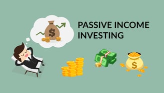person laying down while earning passive income