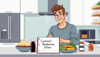 cortisol belly men