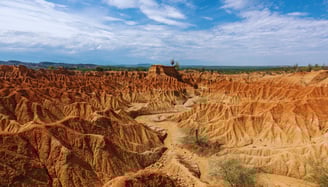 Desierto de la Tatacoa en Colombia