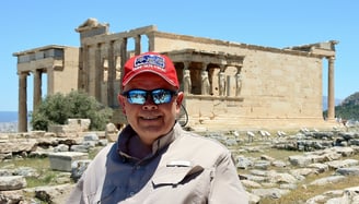 The Pirate at the Acropolis in Athens, Greece