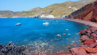 Red Beach in Akrotiri village Santorini