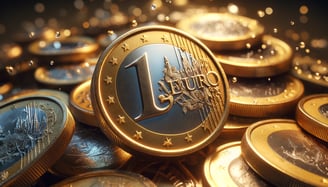 Pièces de 1€.
