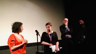 Q & A screening at LUFFestival in Switzerland in 2019