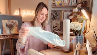 Unwrapping print orders from the print on demand company Gelato