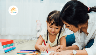 Trẻ tăng động giảm chú ý trong buổi can thiệp tại trung tâm Hải Phòng