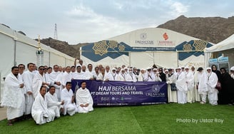 Foto keluarga di Arafah