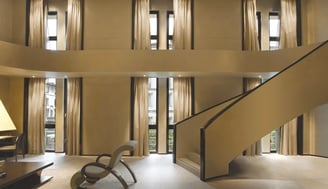 Armani Hotel Milano – Luxury suite with curved staircase