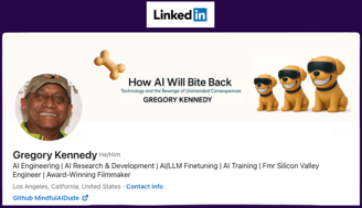 Gregory Kennedy Linkedin Page Image, Linkedin Logo, Gregory Kennedy Profile Image