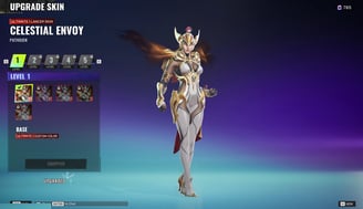 Pathojen Celestial Envoy Skin Customization Levels