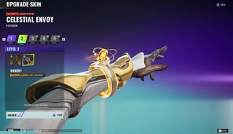 Pathojen Celestial Envoy Skin Customization Levels