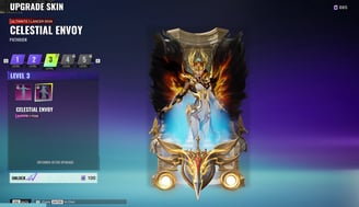Pathojen Celestial Envoy Skin Customization Levels
