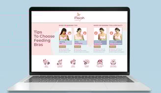 Pregnancy care brand identity and logo design, web-site design
