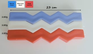 French flag candle blue white red from eclatdeluciole.fr