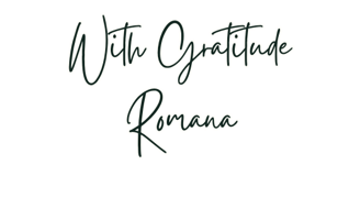 With Gratitude Romana