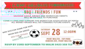 school holidays fundraiser