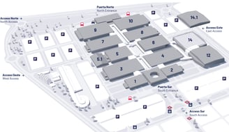 mapa acceso a Mbfwmadrid