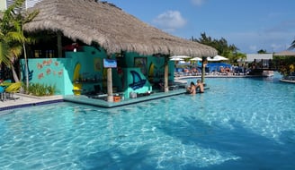 Swim-Up Bar at Margaritaville on Grand Turk Island