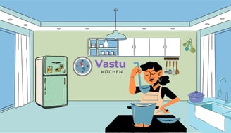 best kitchen location as per vastu shastra blog image
