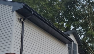 High-Quality Gutters on a house