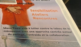 affiche Meno'Posie, association ménopause