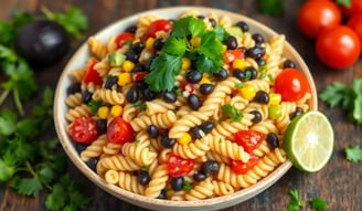 Southwest Black Bean Pasta Salad