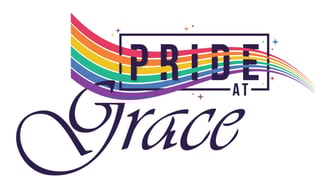 Pride at Grace 2025 banner