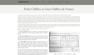 Liste des Petits et Gros Chiffres de France