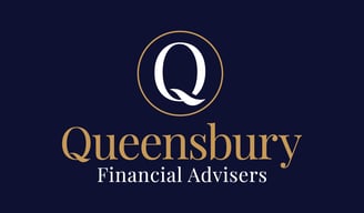 a logo for a financial firm called queensbury financial advisers