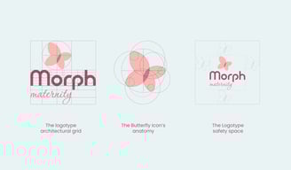 Pregnancy care brand identity and logo design