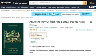 An anthology of real and surreal poem-latest publication-Prof. Taani Arora