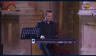 مهرجان جرش عازف الاورغ عبدو الصغير