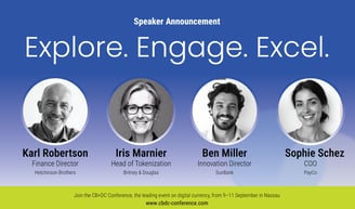 Various Speakers Announcement CB+DC Conference