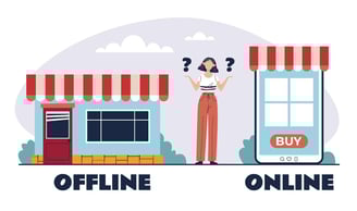 online offline purchase