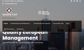diseño web - quality cert