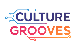 a colorful AI design that says Culture Grooves