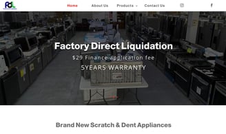 Factory direct liquidation website