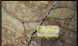 faults in very tight isoclinal folds