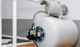 Hydrophore with it transfer pump.