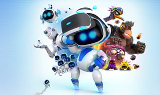 astro bot turtles in trash