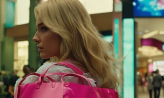 femme, shopping