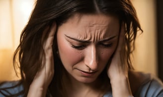 femme, burn-out, qui pleure