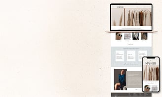 Fashion brand website design with editorial layout. By UrBrand Studio.