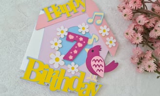 cricut svg birthday card